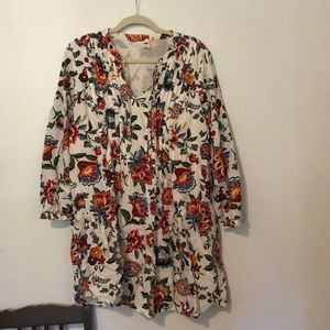 EUC Old Navy floral long sleeved dress